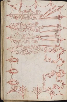 Ornamental Notae with Swords